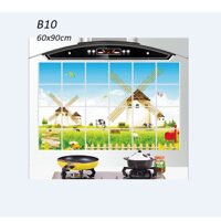 Tranh dán bếp cách nhiệt chống bám dính dầu mỡ