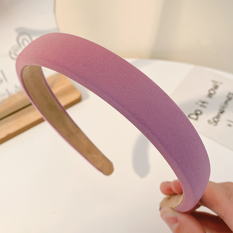 Băng đô xốp nhiều màu sắc đơn giản thời trang Hàn Quốc