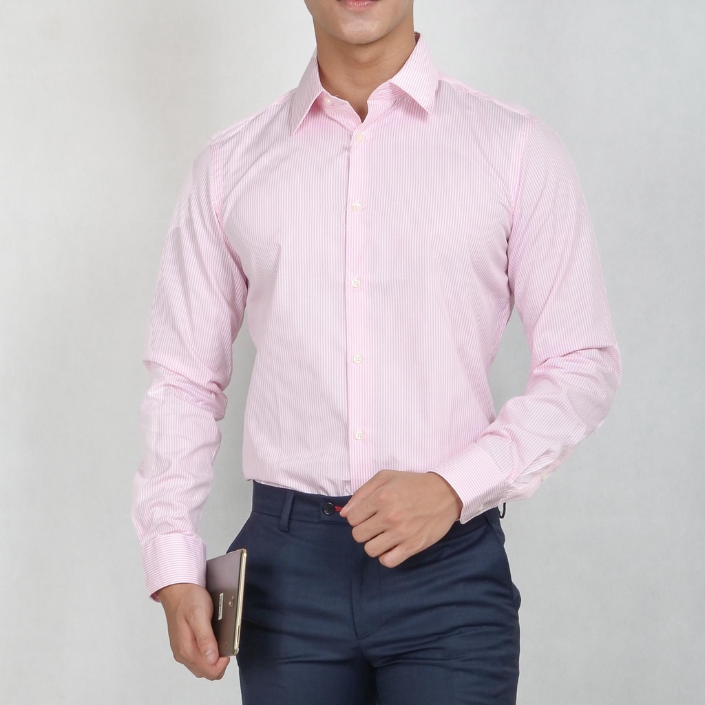 Áo sơ mi nam dài tay công sở kẻ sọc TUTO5 thời trang cao cấp chất đẹp Slimfit Shirt kháng khuẩn khử mùi tốt, ít nhăn.