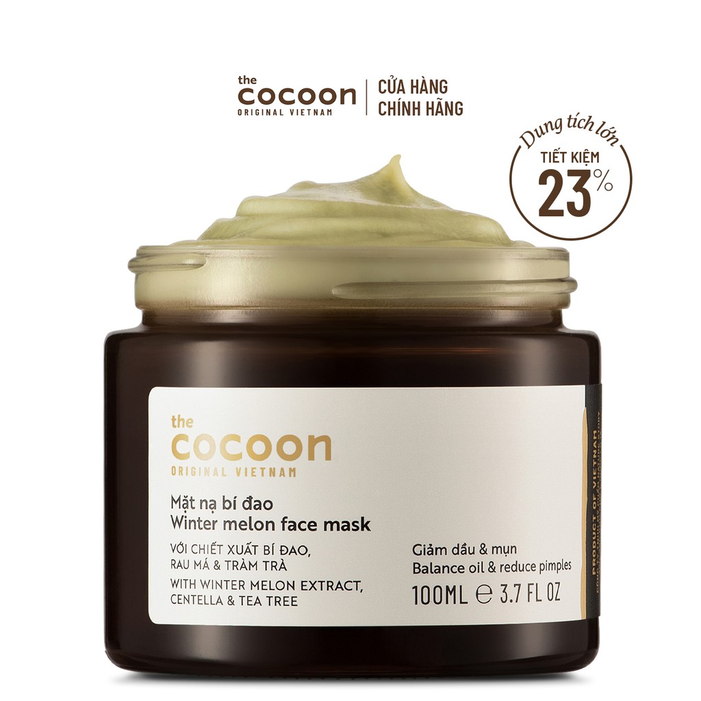 [Mã FMCGMALL -8% đơn 250K] Bigsize - Mặt nạ bí đao Cocoon giảm dầu & mụn 100ml | BigBuy360 - bigbuy360.vn