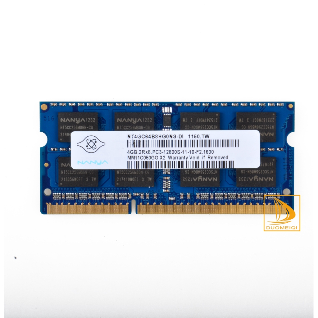 For Nanya 4GB 2Rx8 PC3-12800S DDR3 1600Mhz 204Pin SODIMM Bộ nhớ máy tính xách tay RAM Đã kiểm tra | BigBuy360 - bigbuy360.vn