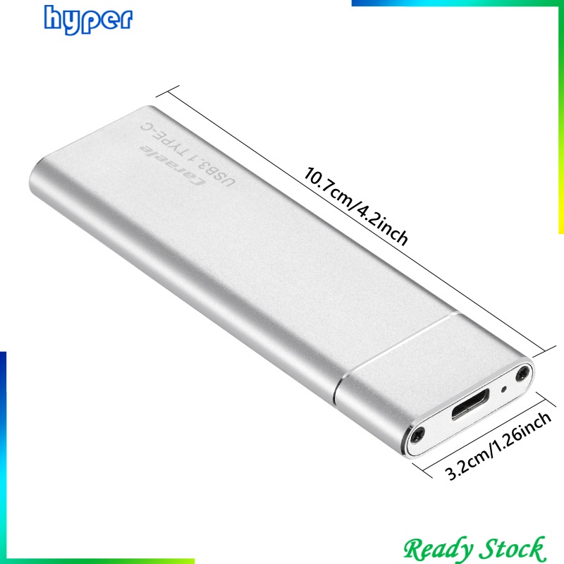 Ổ Cứng Ssd Usb 3.1 1t Bằng Nhôm Di Động Thay Thế Cho Android / Máy Tính Bảng / Laptop