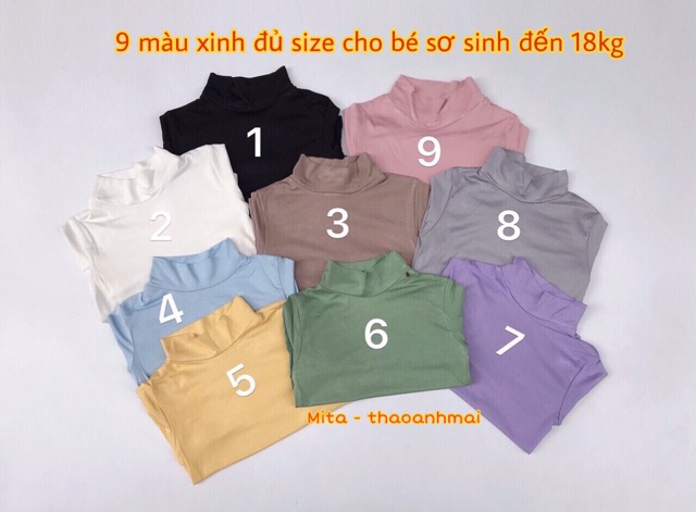 Áo bún giữ nhiệt cho bé vải THUN LẠNH XUẤT HÀN K.woo mềm mướt, co dãn siêu tốt - đồ trẻ em loại 1