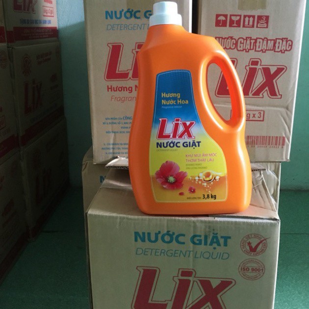 [SALE63] F1 Nước giặt lix 3.8kg hương nươc hoa 51 1