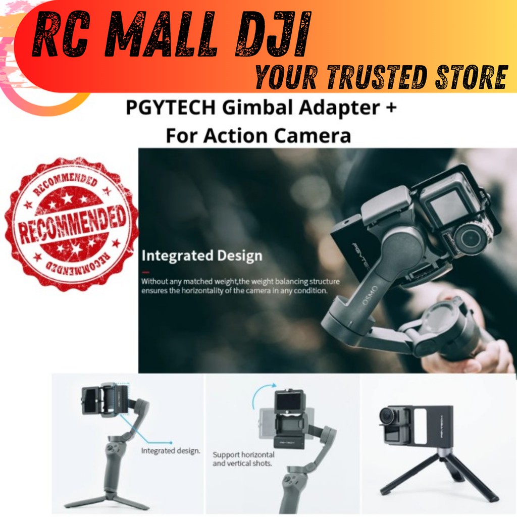 Bộ chuyển đổi gimbal cho DJI Osmo Action Osmo Mobile 4 GoPro 5 6 7 Mobile 3 Xiaomi Yi PGYTECH Zhiyun | BigBuy360 - bigbuy360.vn