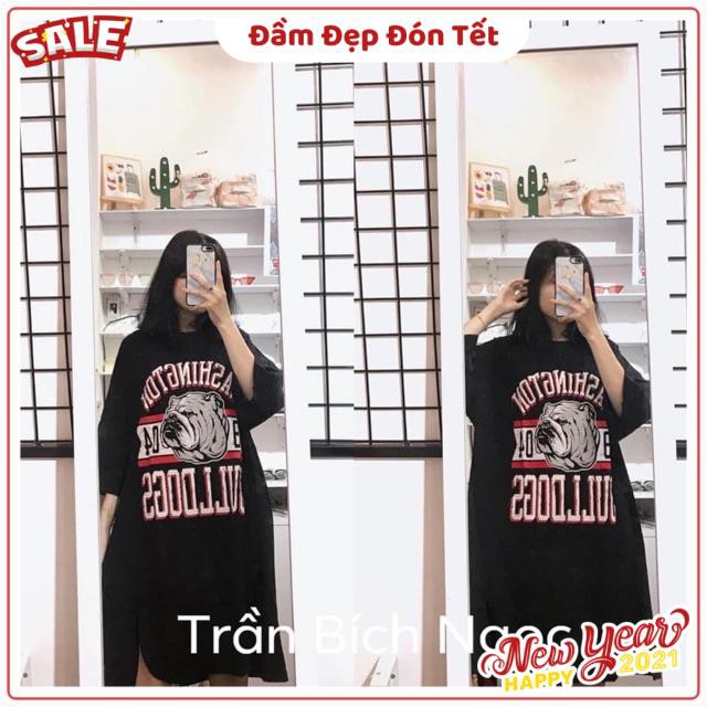 ĐẦM THUN SUÔNG BULLDOG OVERSIZE DRESS - ĐẦM FROM RỘNG