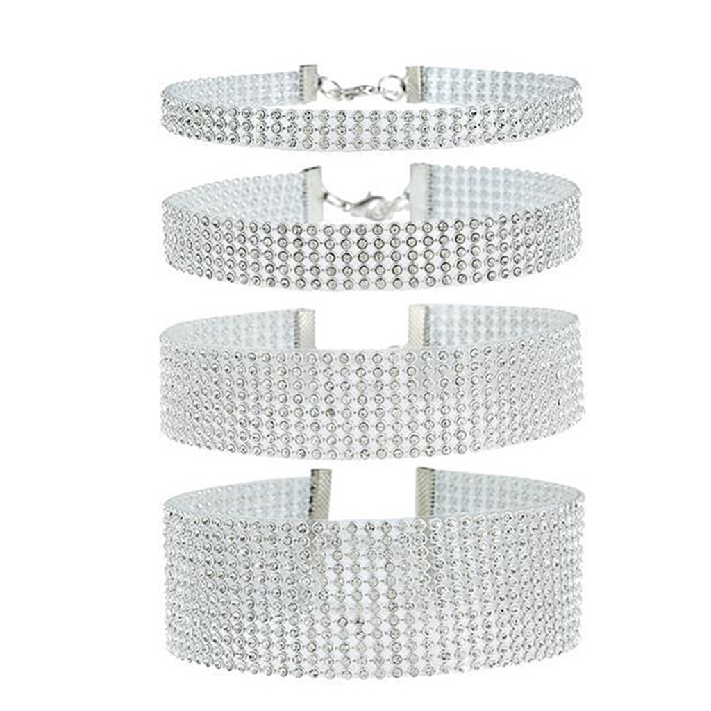 Vòng Cổ Choker Đính Đá Thời Trang Cho Nữ