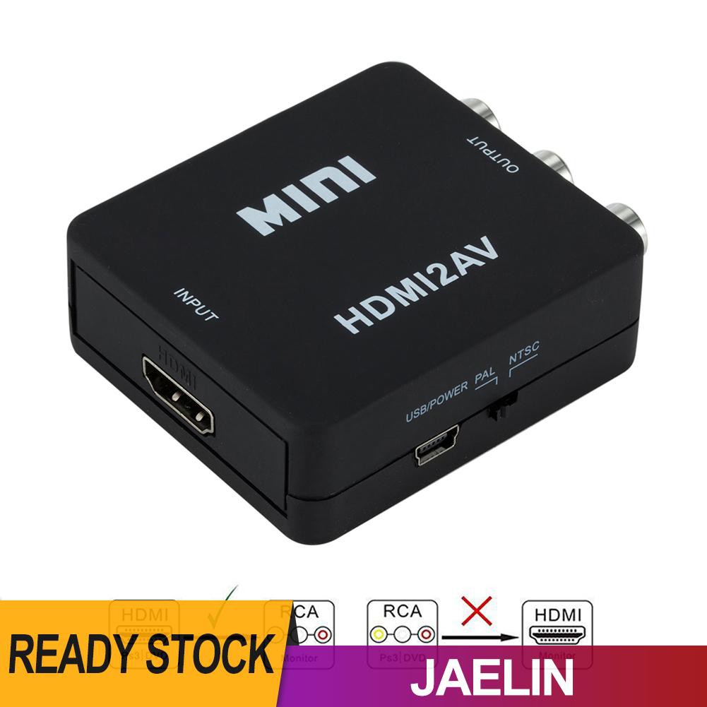 Bộ Chuyển Đổi Hdmi-Compatible Sang Av Hỗ Trợ Ntsc Pal Cho Ps3 Dvd Player Computer