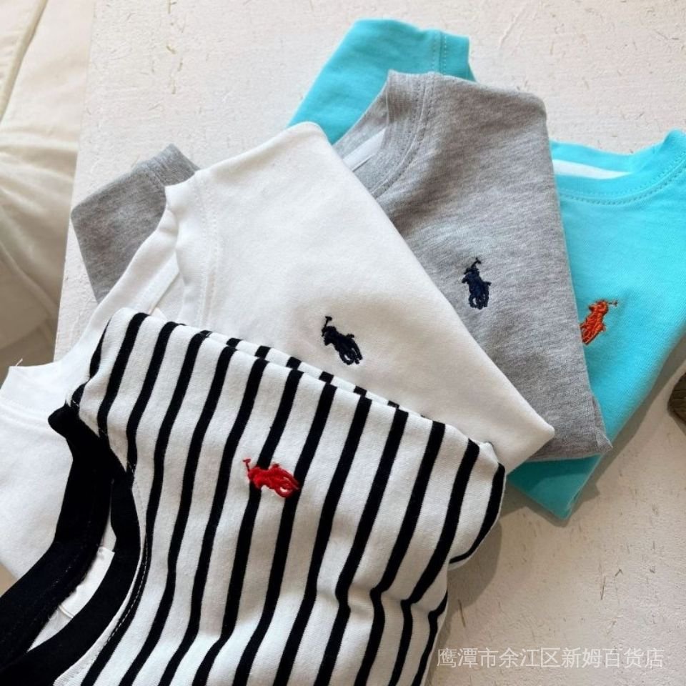 Áo Thun Tay Dài Kẻ Sọc Chất Liệu Cotton Thời Trang Mùa Xuân Hàn Quốc Mới Cho Bé 2022