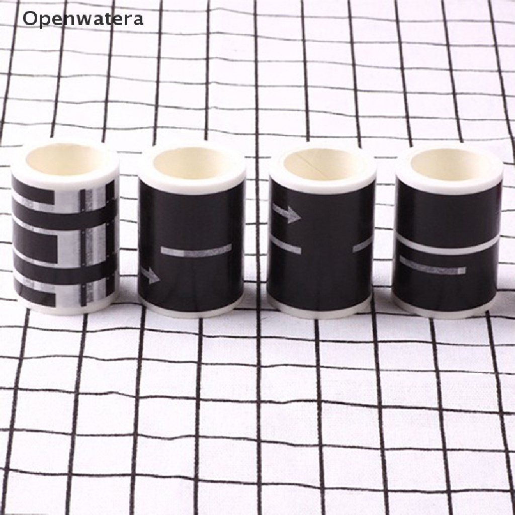 Cuộn băng keo washi phong cách đường giao thông trang trí tiện dụng DIY