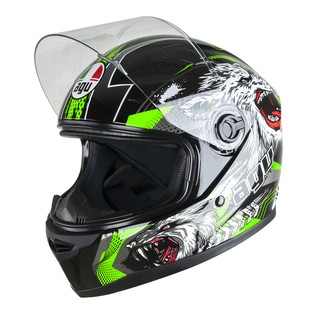 Mũ Bảo Hiểm Fullface AGU - Tem Sói
