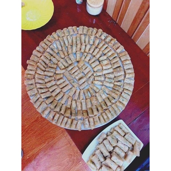 Vỏ ram Hà Tĩnh - vỏ bánh đa nem giòn ngon tệp 100 lá