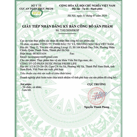 Viên Sủi OGA Max | Hỗ Trợ  Viêm Xoang, Giảm Đau Đầu, Viêm Mũi Dị Ứng | Hộp 20 Viên