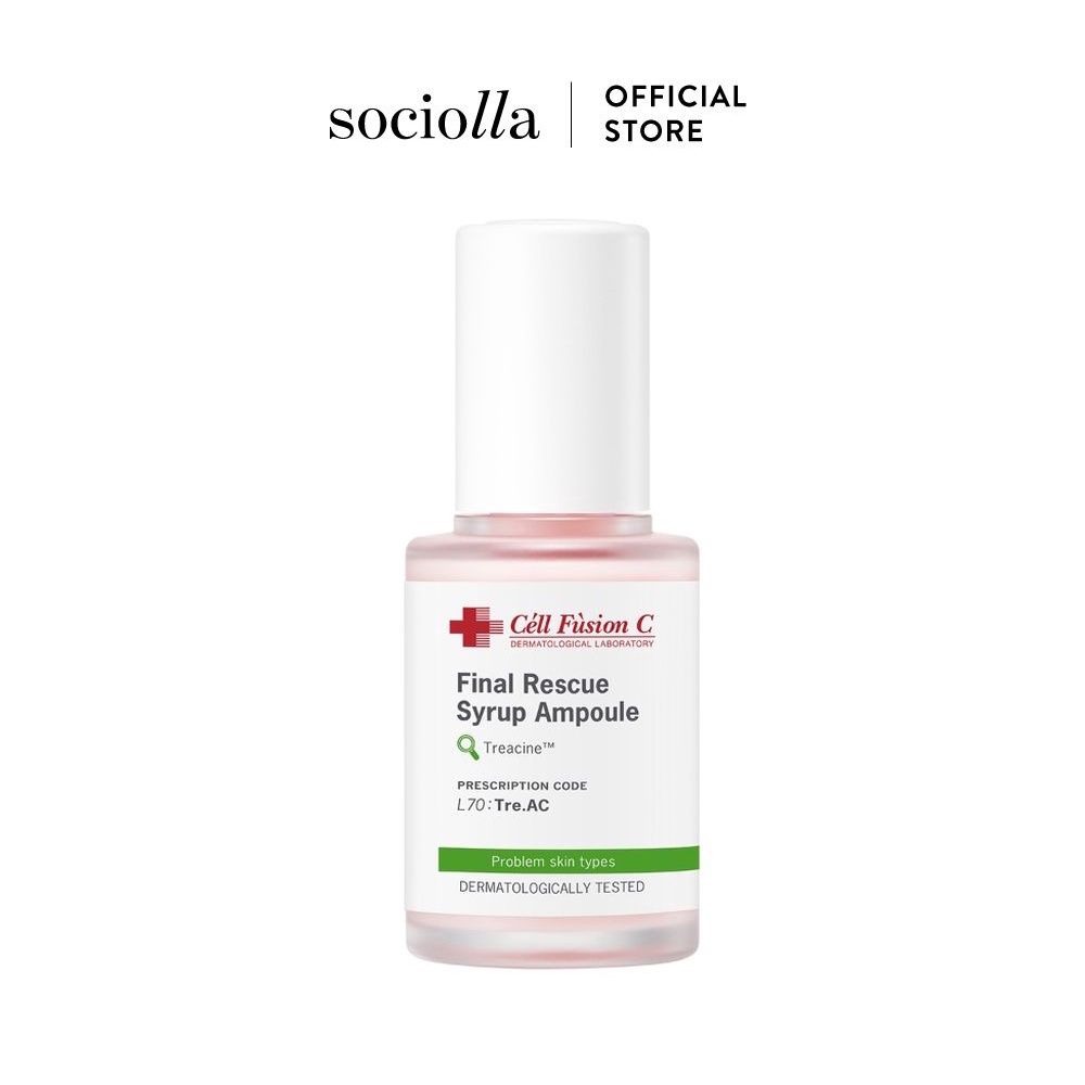Tinh Chất Chăm Sóc Da Nhờn Mụn Cell Fusion C Final Rescue Syrup Ampoule 30ml