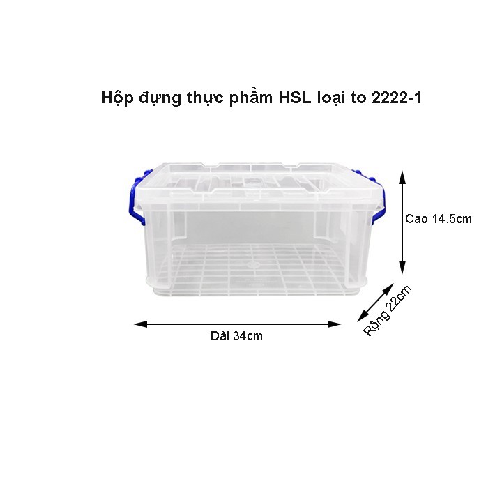 Bộ 2 Hộp Đựng Thực Phẩm Cao Cấp Của Song Long - 2222