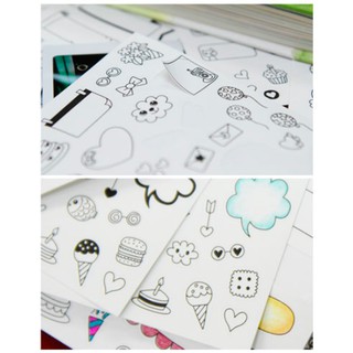 SET 6 TẤM STICKER TRANG TRÍ SỔ, PLANNER