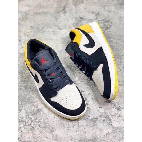 Ảnh Thật | Giày Thể Thao Air Jordan 1 Black Toe thấp cổ (low) | BigBuy360 - bigbuy360.vn