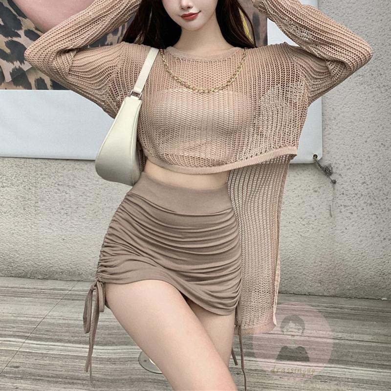 Áo Sơ Mi Tay Dài Dáng Rộng Màu Trơn Thiết Kế Độc Đáo Thời Trang Cho Nữ