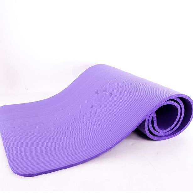 Thảm tập yoga Bamezo thảm tập gym tại nhà chống trơn trượt 10mm cao cấp T10