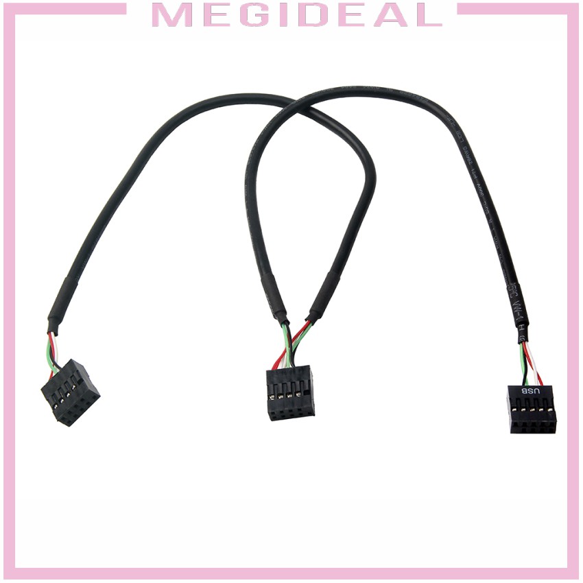 Motherboard USB 2.0 9Pin Header Multiplier Extension Cable 1 to 4 Splitter