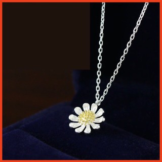 Dây chuyền hoa cúc bạc 925, sale giá rẻ