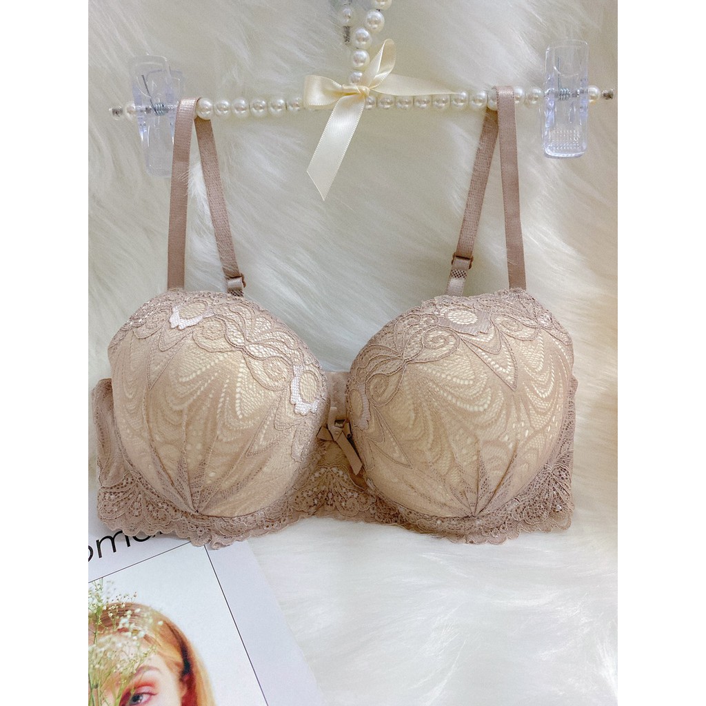 [SIZE B][MÚT VỪA CÓ GỌNG MÚT ] Áo ngực nữ dạng ren quyến rũ - áo lót nâng ngực phối ren  siêu quyến rũ - Kellywang