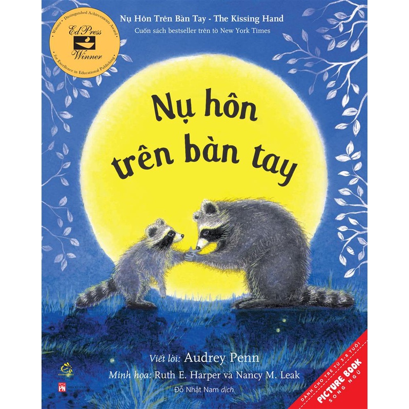 Sách song ngữ Chester Nụ hôn trên bàn tay