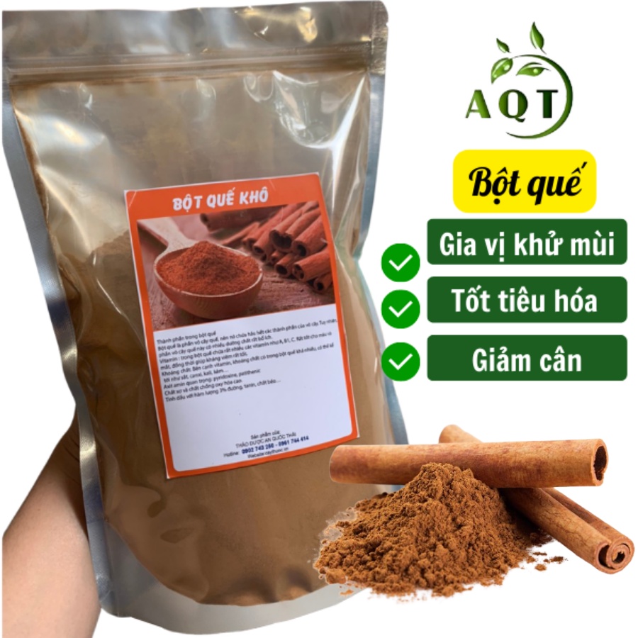Bột Quế Nguyên Chất 1Kg, Bột Quế Loại 1 Xay Mịn, Thơm Tự Nhiên, Gia Vị Ngũ Vị Hương, Pha Chế, Dưỡng Da