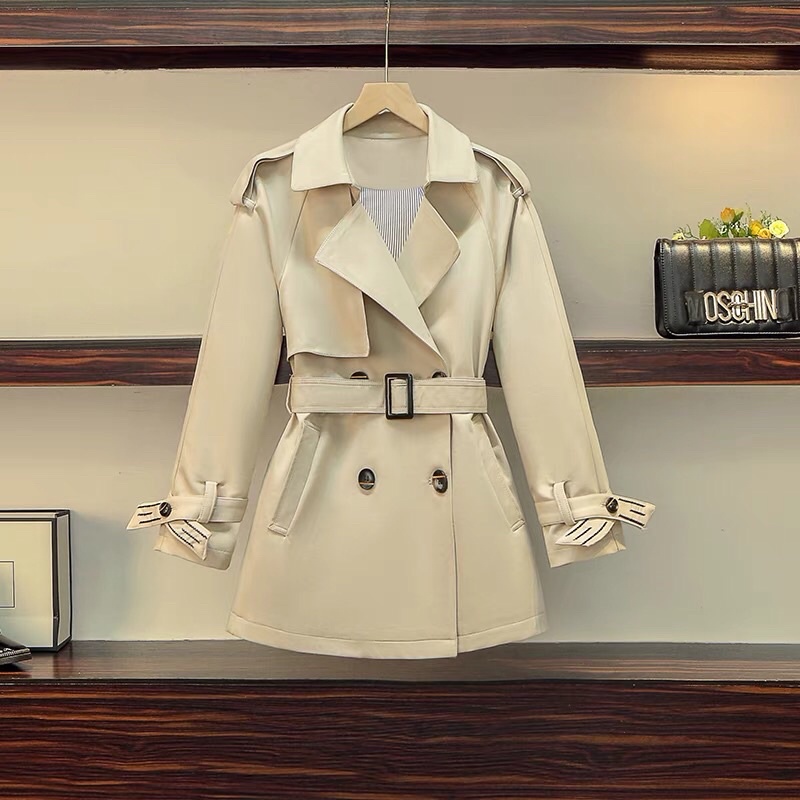 Áo khoác măng tô dáng ngắn