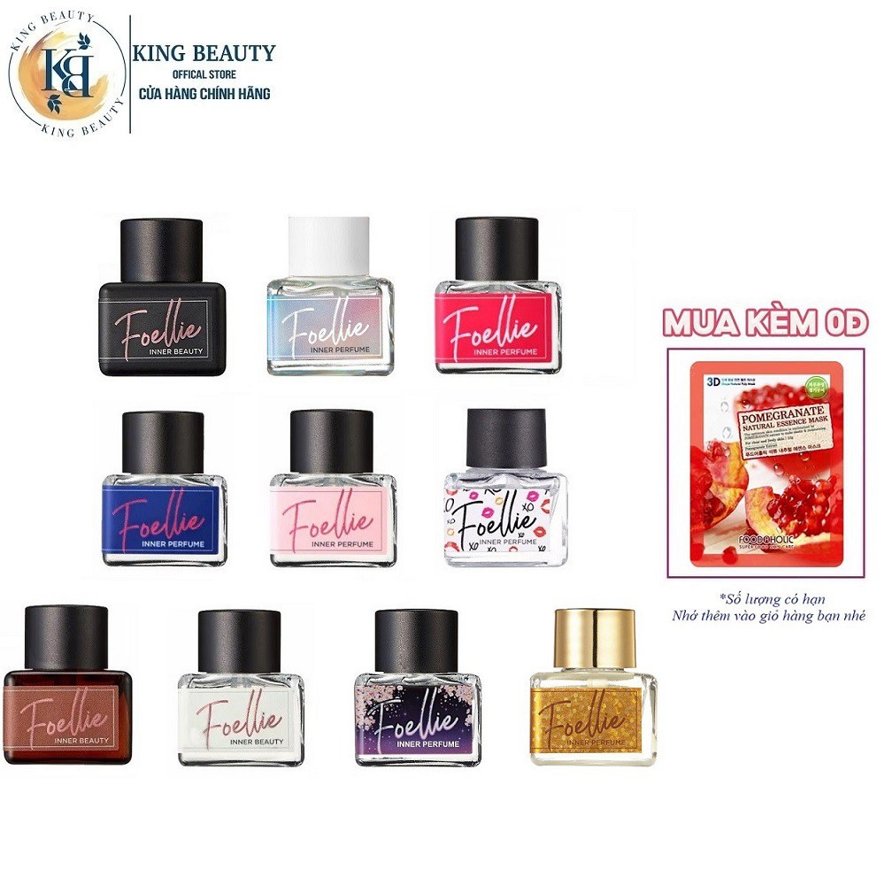 Nước hoa vùng kín giúp vùng kín luôn thơm tho, quyến rũ và cân bằng độ pH Foellie Eau De Innerb Perfume 5ml | BigBuy360 - bigbuy360.vn