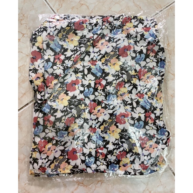 Áo QC Hoa Có Cổ Tay Lỡ Vintage 3 Màu FreeSize Dưới 55kg