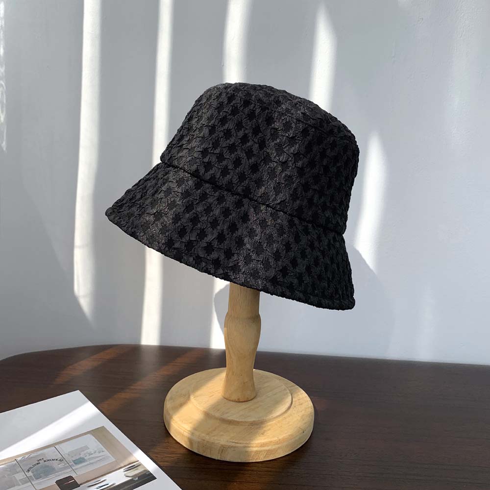 Nón tai bèo vải nylon phối lưới phong cách Hàn Quốc thời trang mùa hè cho nữ