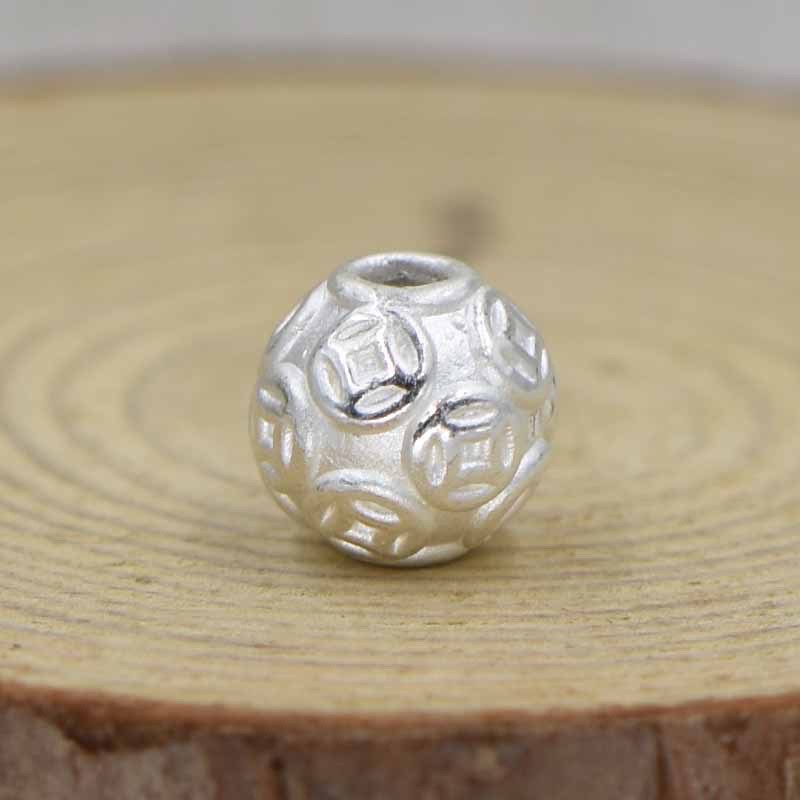 Charm bi kim tiền bạc ta - Charm Bạc 925