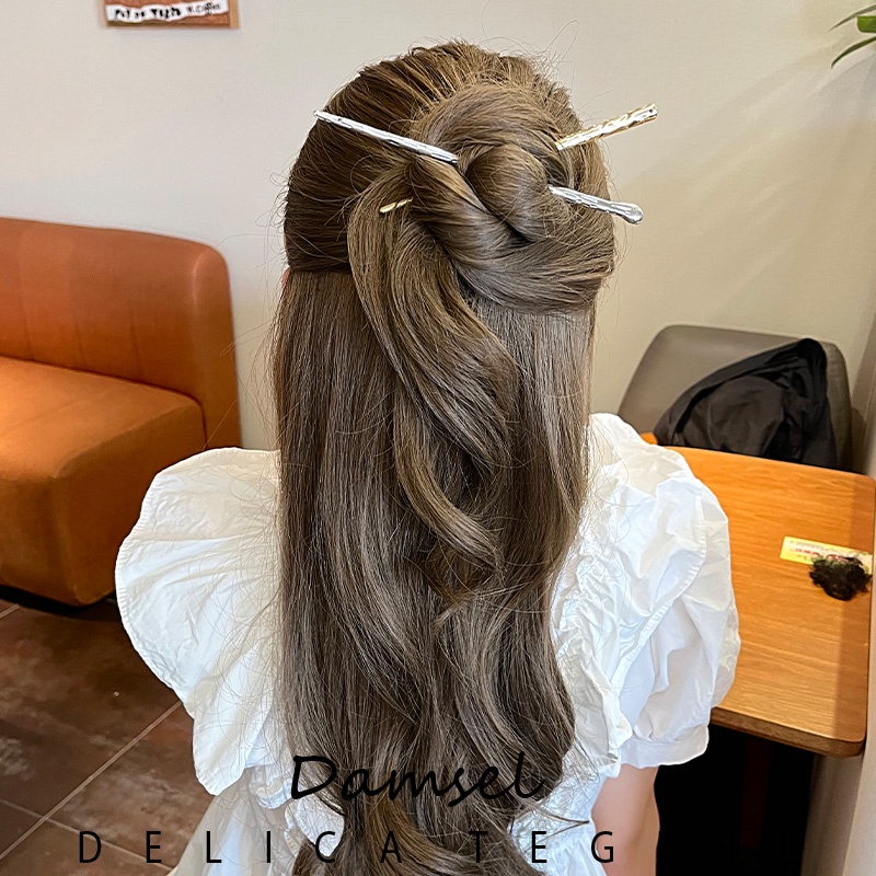 Kẹp Tóc Kim Loại Hình Bướm Phong Cách Trung Hoa