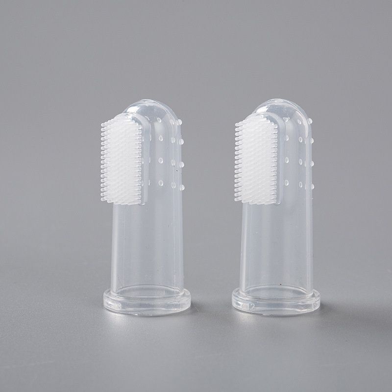 Rơ lưỡi silicon xỏ ngón có hộp đựng cho bé