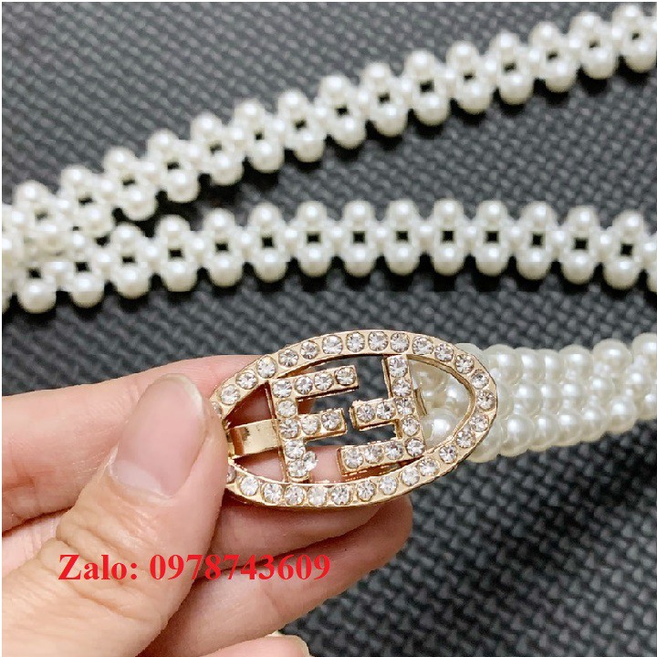 Đai váy belt co giãn NGỌC chữ F
