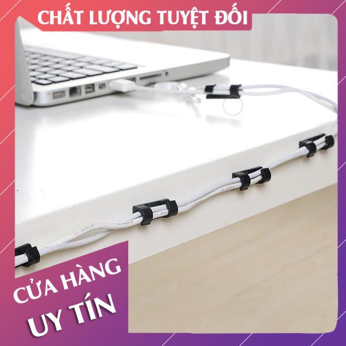 [Tặng kèm băng dính 3M] Set 16 kẹp giữ cố định dùng để đi đường dây điện, cáp mạng  - Lan Chi Mart