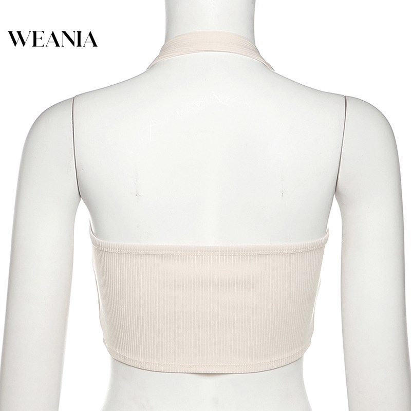 Áo Tank Top Hở Lưng Màu Trơn Thời Trang Cho Nữ