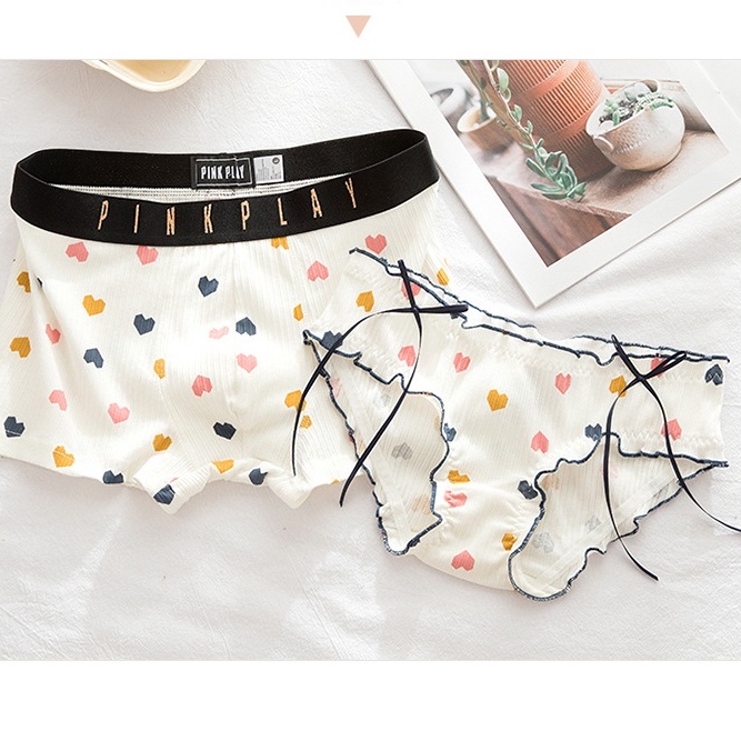 Đồ Lót Cặp -Đồ Lót Đôi Cao Cấp Hình Tim Siêu Đẹp S82