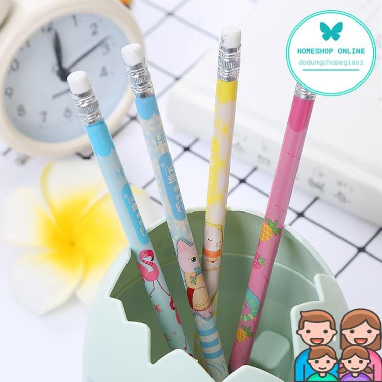 Combo Bút chì HB nhiều hình dễ thương (Sỉ - Lẻ) dodungchobegiasi