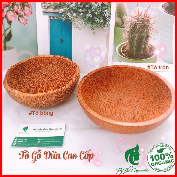 Tô Gỗ Dừa Cao Cấp