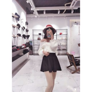 (ODER) Áo len rách cổ trễ nữ tính