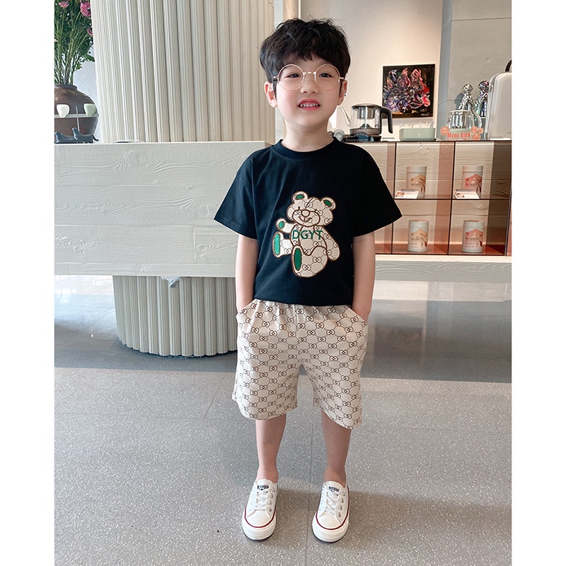 BT27 Size90-150 (9-33kg) Set bộ bé trai (quần đùi + áo thun) HÀNG QUẢNG CHÂU - THỜI TRANG TRẺ EM