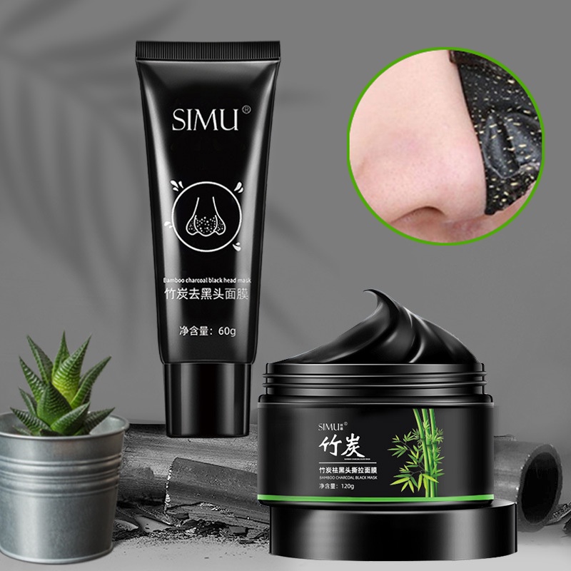 Gel lột mụn đầu đen thành phần than tre tẩy tế bào chết chăm sóc da 120g