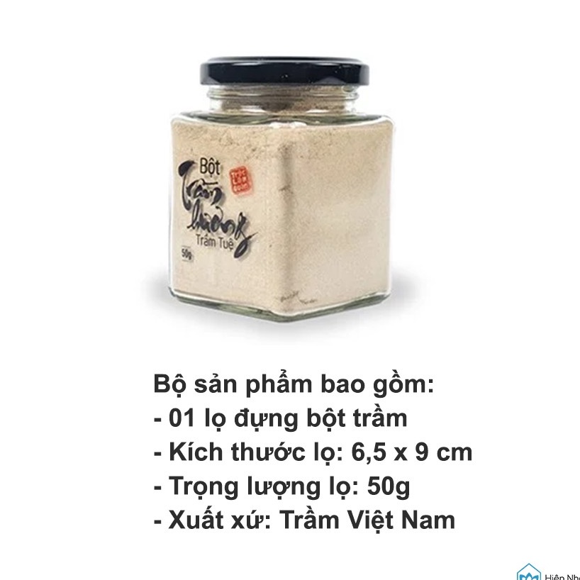 Bột trầm hương - Trầm Bột cao cấp, thành phần tự nhiên 100% an toàn sức khỏe - Trong Nhà