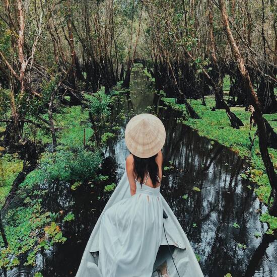 [EVoucher Vietravel ]Miền Tây - Châu Đốc - Rừng Tràm Trà Sư - Hà Tiên - Rạch Giá - Cần Thơ (KS 2+3sao)
