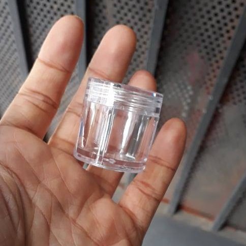 Hũ nhựa chiết tròn đựng 15ml hoặc 15g nắp trong