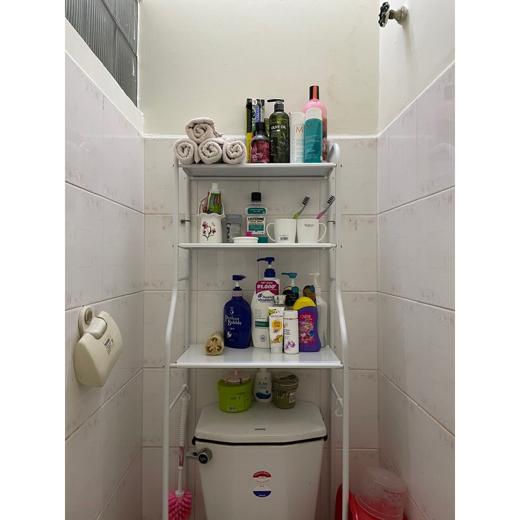 Kệ Toilet Nhập Khẩu Chất Liệu Thép Sơn Tĩnh Điện Cao Cấp