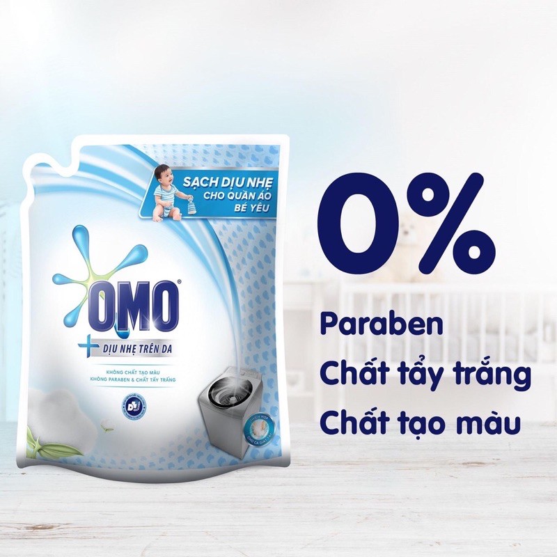 [OMO] Nước giặt OMO DỊU NHẸ TRÊN DA -  túi 2kg