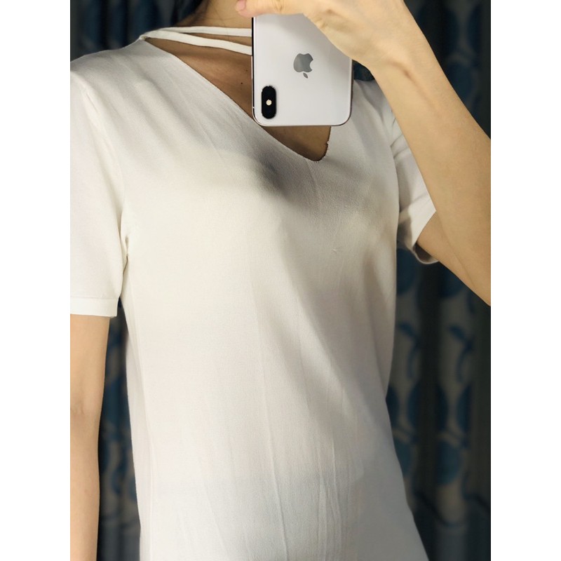 Đầm mongtoghi trắng